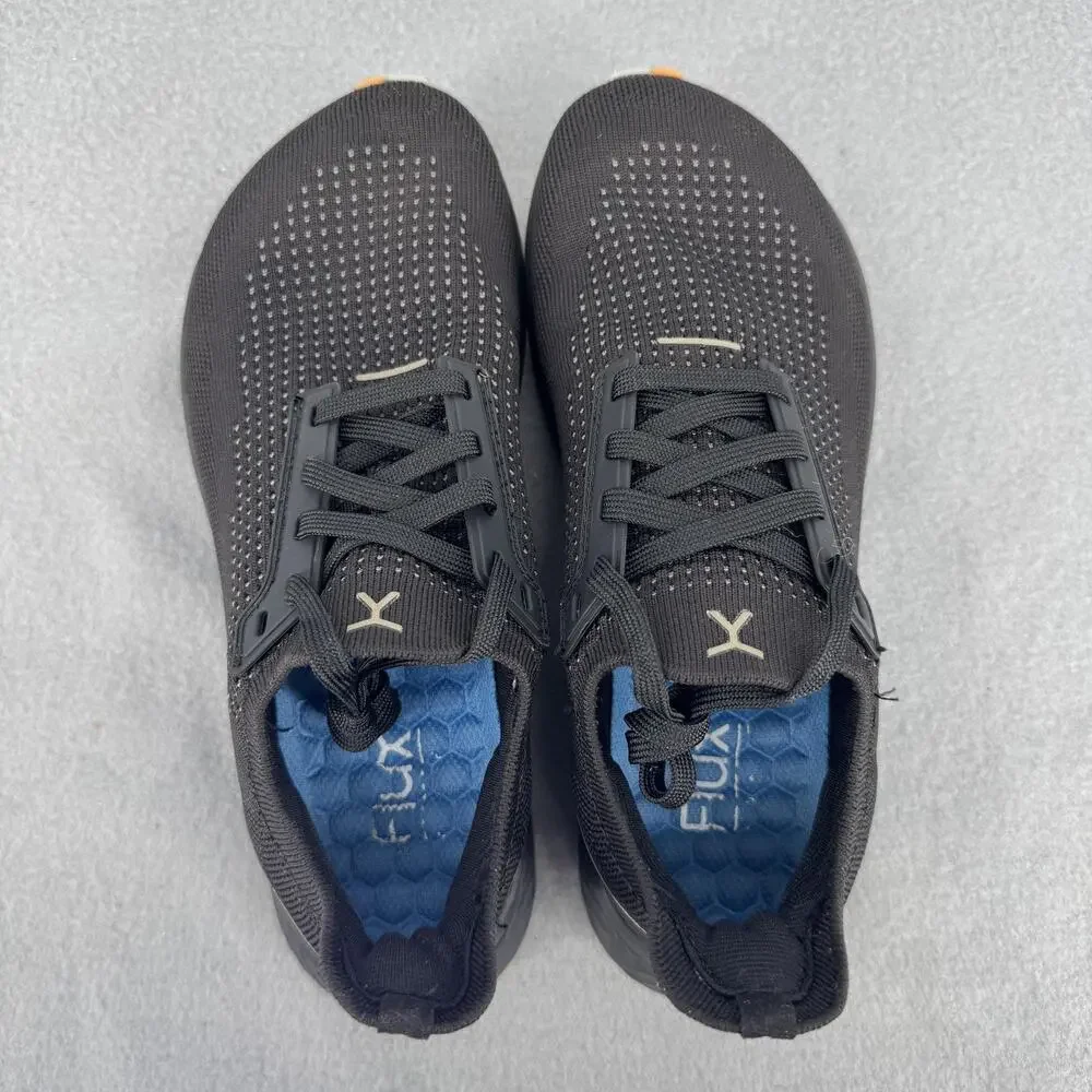 Flux Adapt h2o Runners Black Gum Waterproof Shoes Mens 5.5 Womens 7